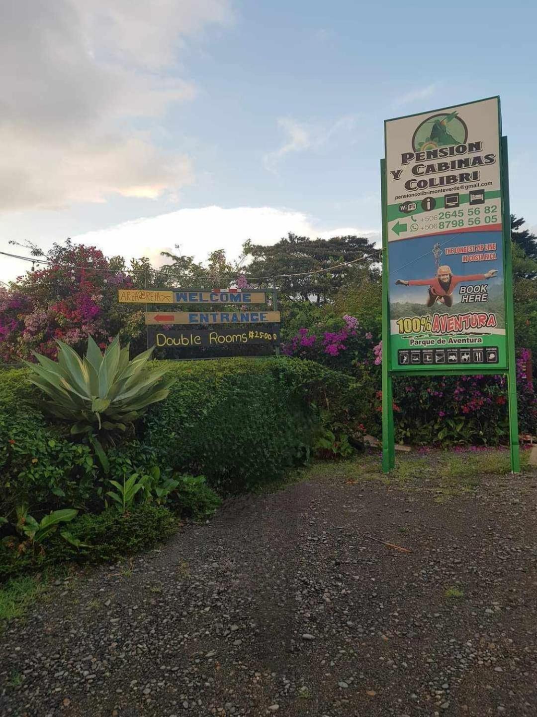 الجبل الأخضر Pension Y Cabinas Colibri B&B Costa Rica المظهر الخارجي الصورة